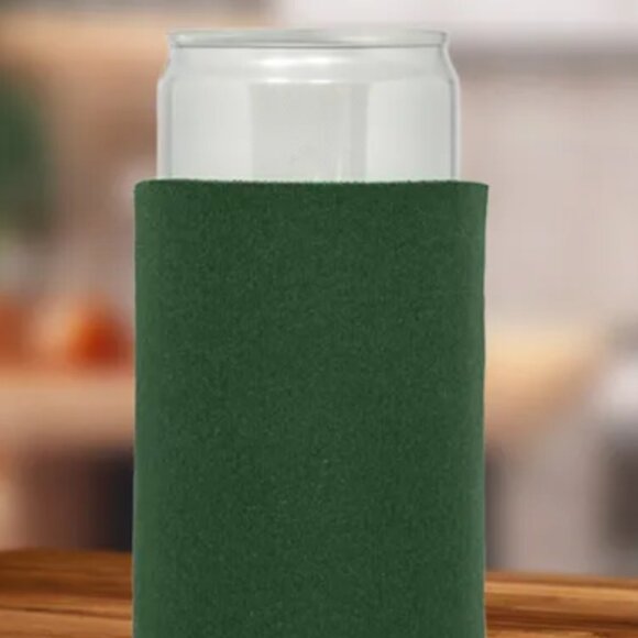 600 Hunter Green Slim Can Koozies - Picture 1 of 2